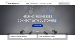 Desktop Screenshot of marketpressrelease.com